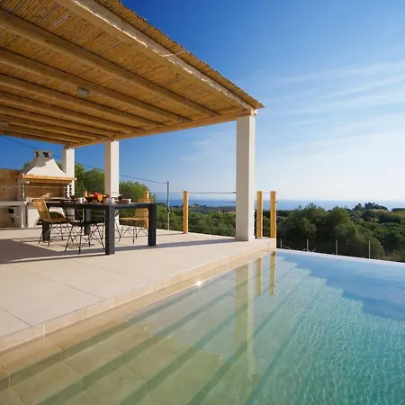 Exclusive Sea View Villa Madelaine Sparta Exterior foto