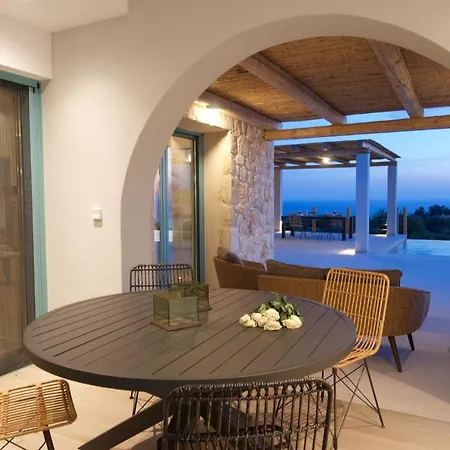 Exclusive Sea View Villa Madelaine Sparta Exterior foto